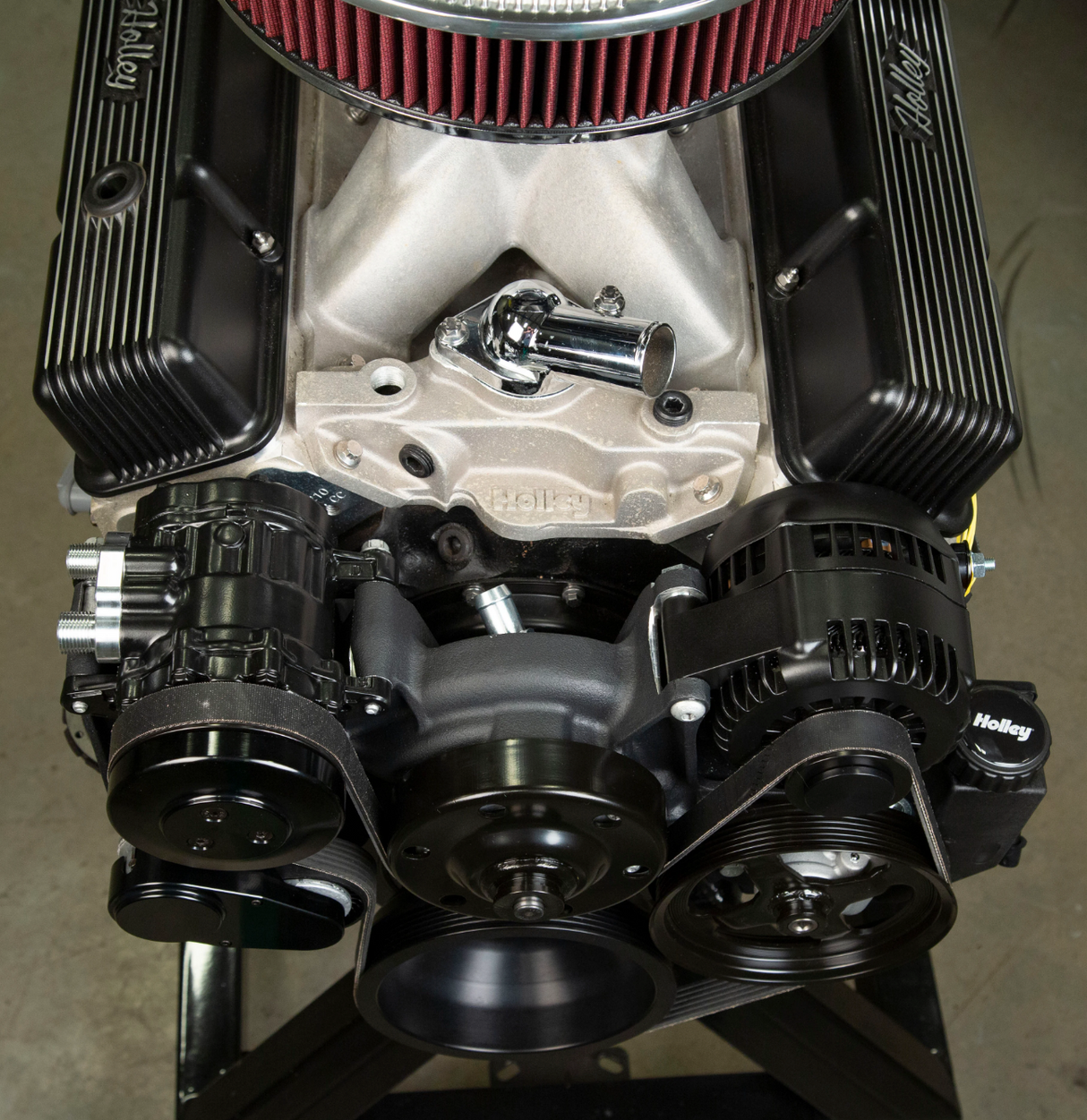 Holley® #20-240BK Small Block Chevy Mid-Mount Complete Drive System
