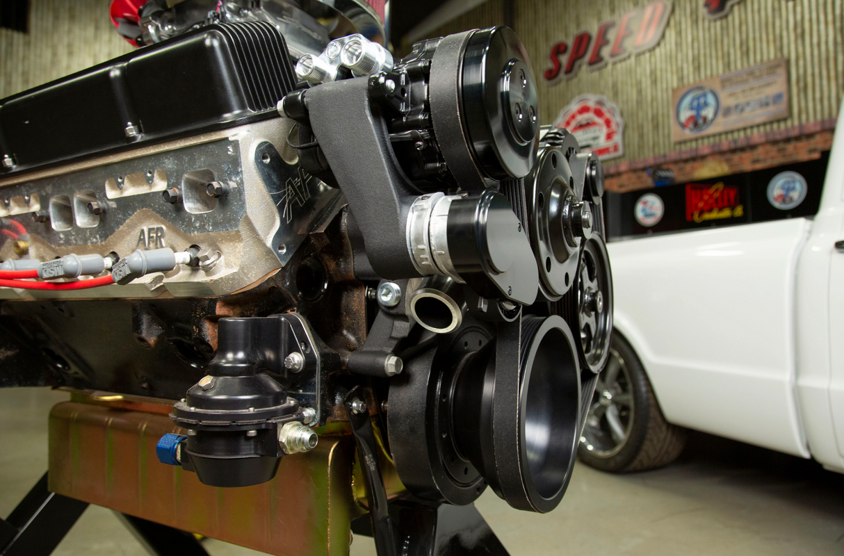 Holley® #20-240BK Small Block Chevy Mid-Mount Complete Drive System