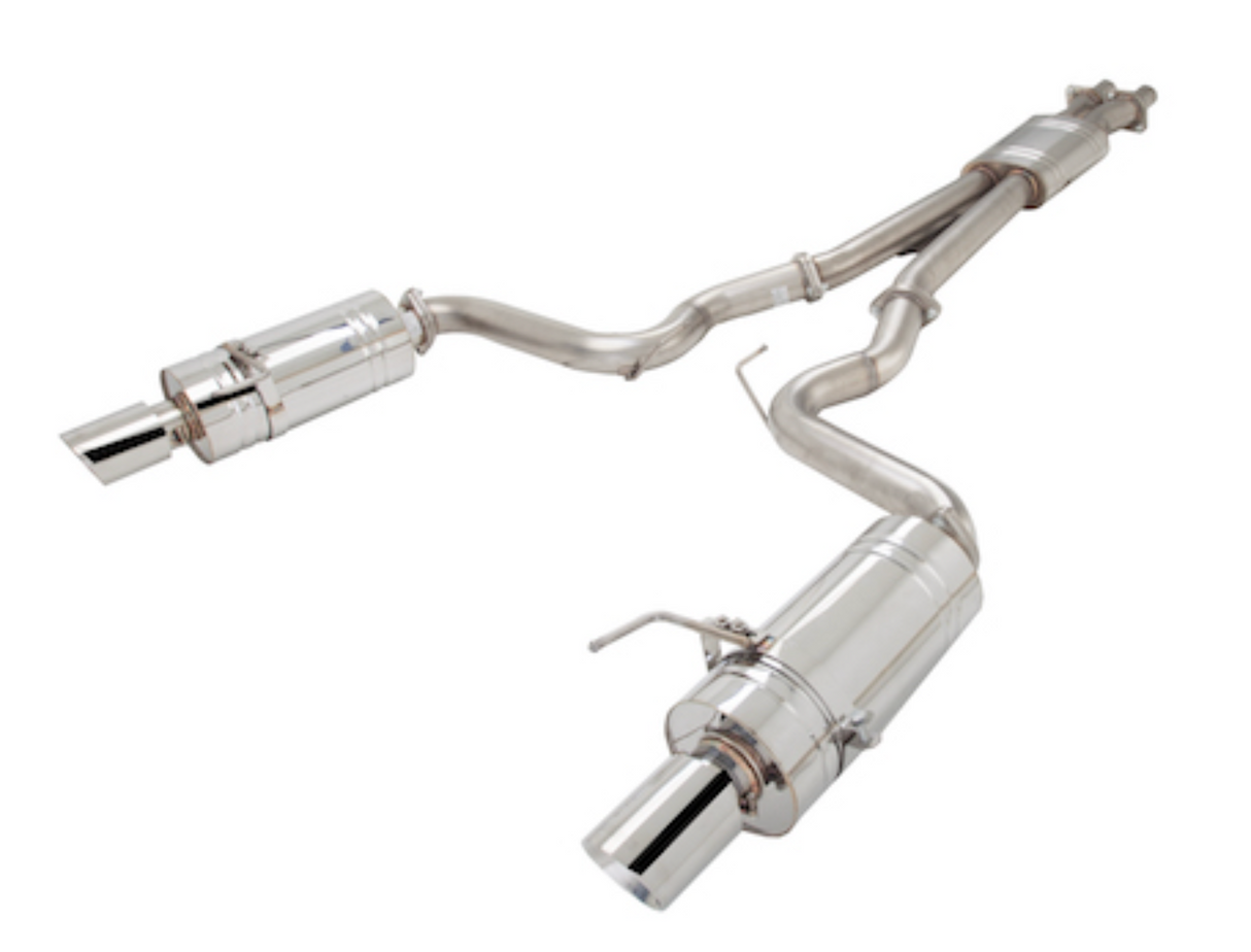 XForce (15-17) Mustang GT S550 304SS 3" Cat-Back Exhaust with 4" OD Tips