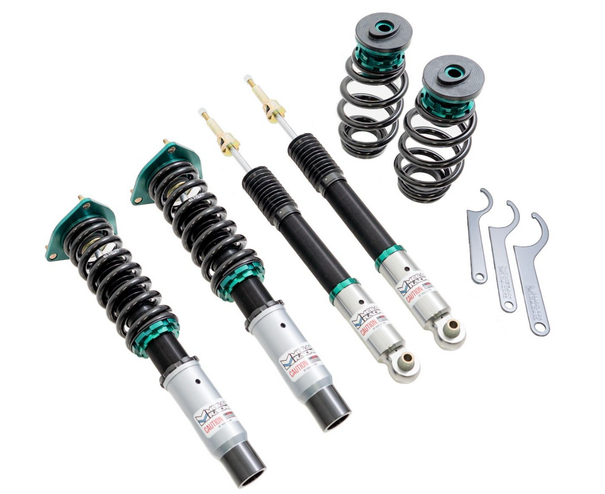 Megan Racing® (17-21) Audi A4/A5 Euro Series Coilover Kit ((Active Suspension, 53mm diameter front strut)