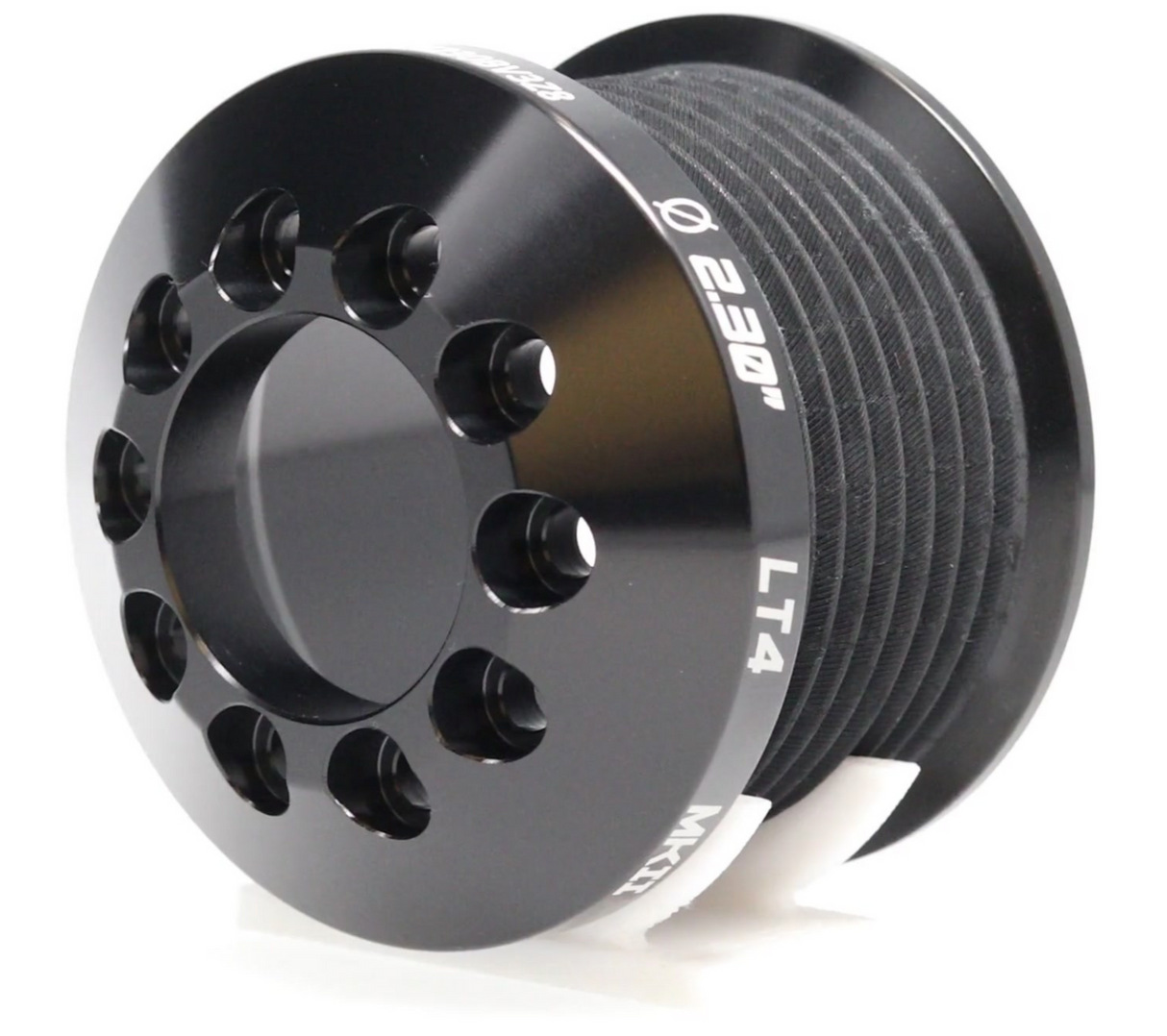 2.30" 8 Rib ZPE GripTec® 2pc MKII LT4 L3V Black Pulley Only