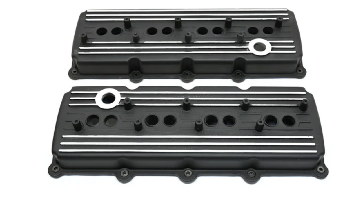 CFR Performance GEN III HEMI Hellcat Conversion Rocker Arm Valve Covers with Oil Filler Tube Holes
