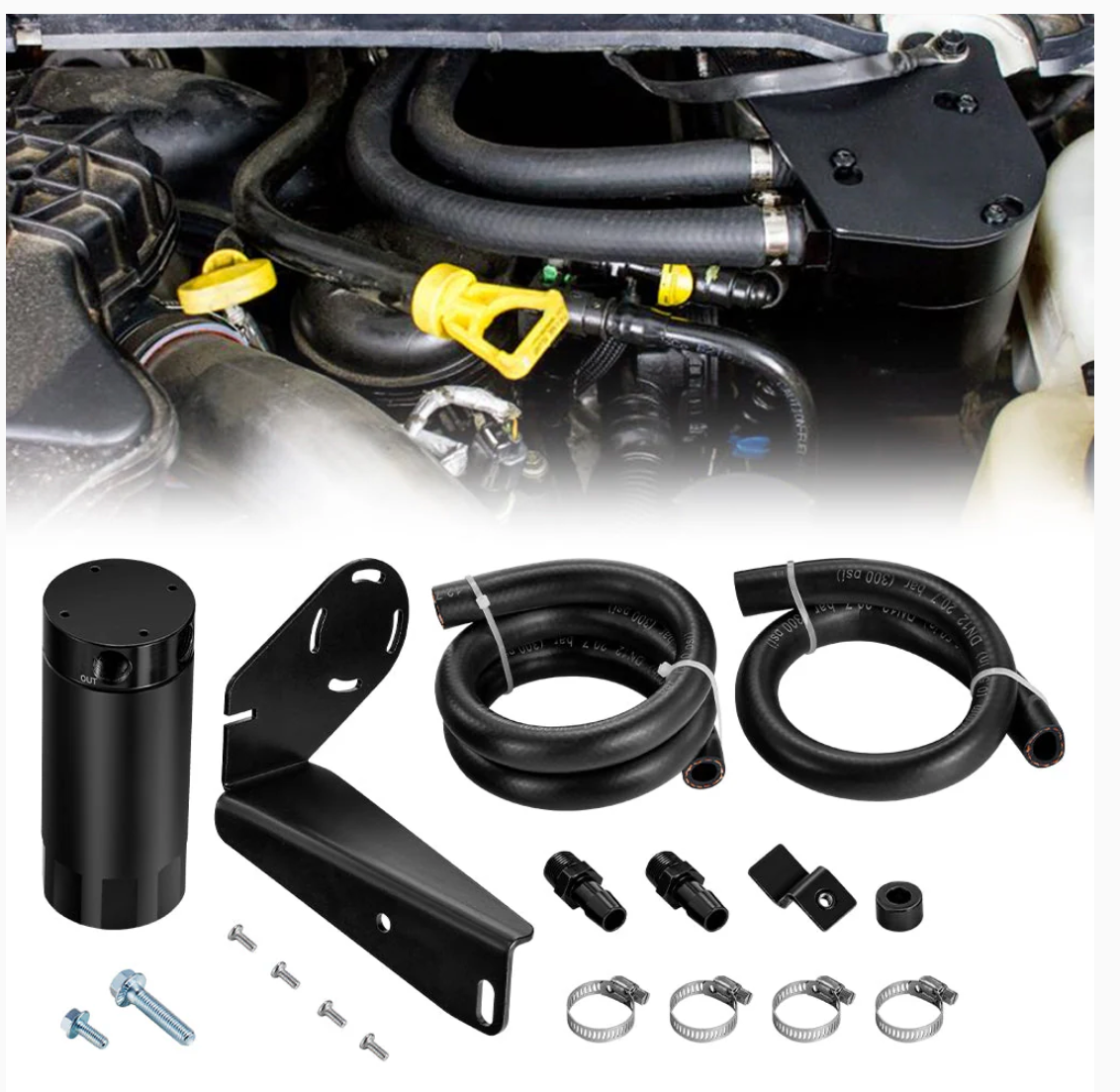 SPELAB® (19-25) RAM 1500 5.7L Oil Catch Can Kit