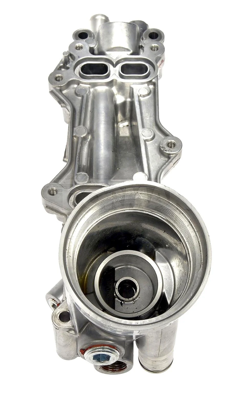 Dorman® (11-23) Mopar V6 Aluminum Engine Oil Filter Housing With Oil Cooler And Filter