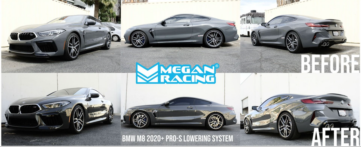 Megan Racing® (20+) BMW M8 F92/F93 Pro-S Adjustable Lowering Spring System