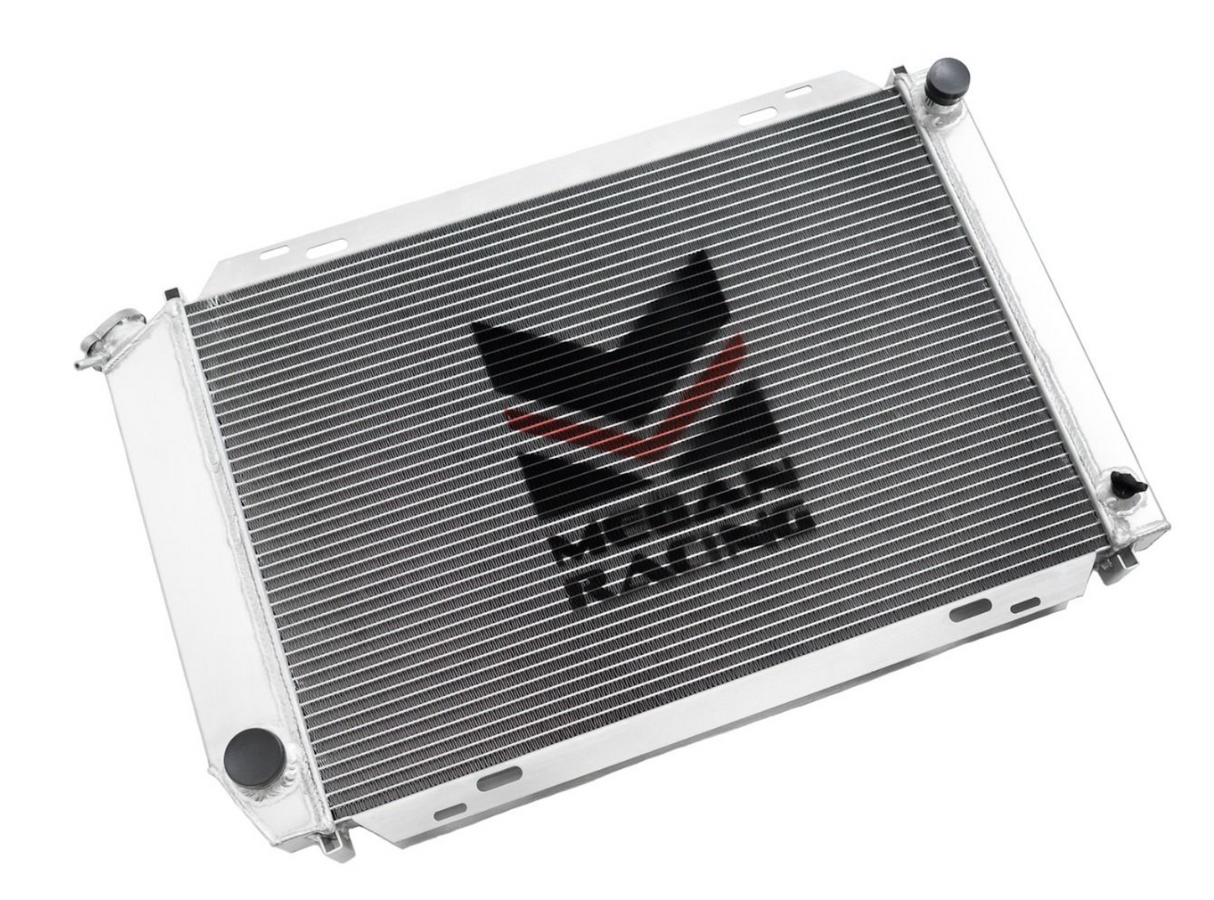 Megan Racing® (79-93) Ford Mustang T5 Aluminum Radiator (Manual Transmission)