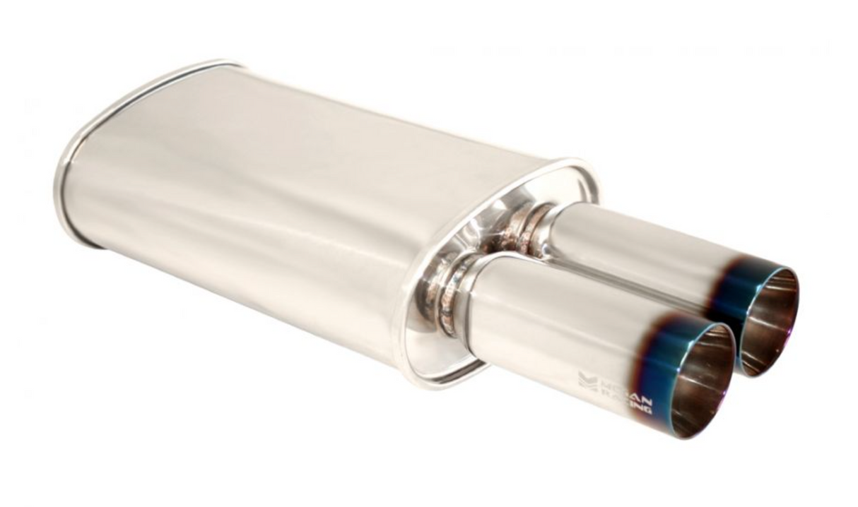 Megan Racing® Universal Exhaust M-DT Burnt Tip Muffler