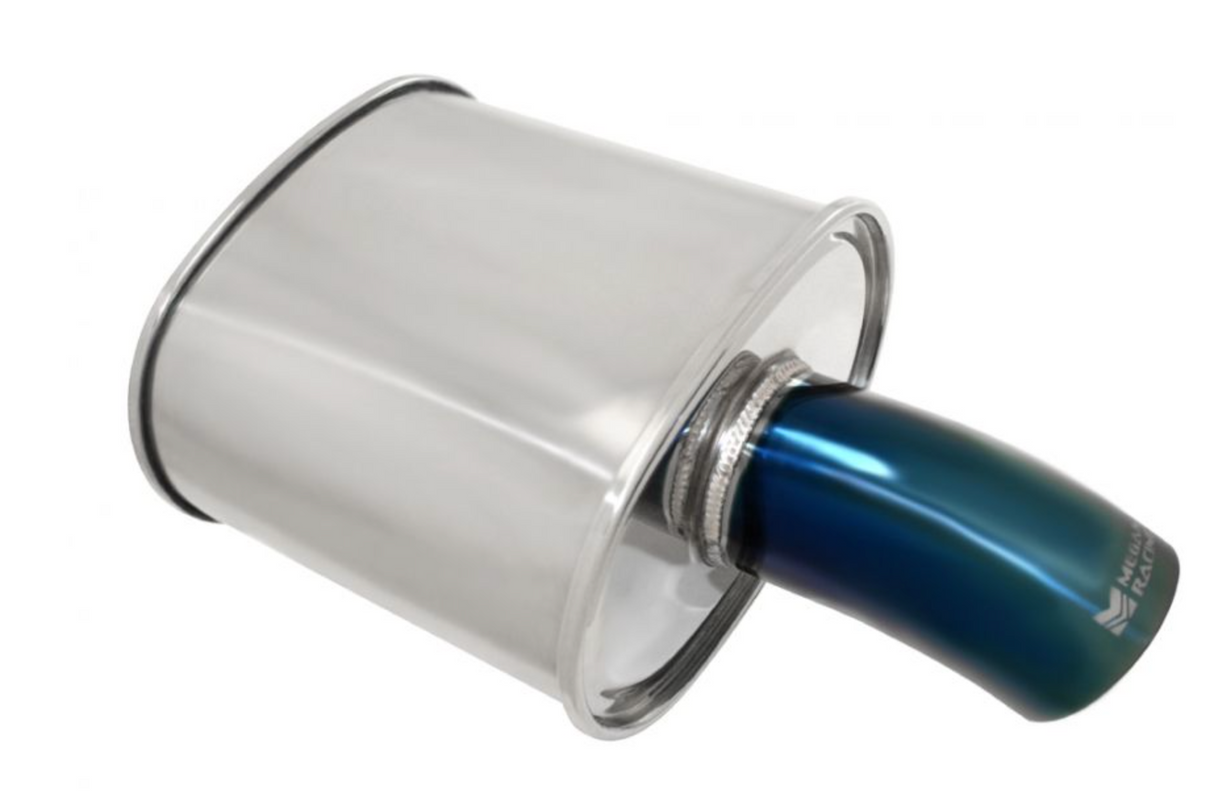 Megan Racing® Universal Exhaust M-FG Muffler Blue Tip