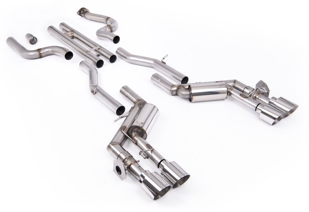 Milltek® (16-24) Camaro SS/LT1 304SS 3" Valved Cat-Back Exhaust with H-Pipe System