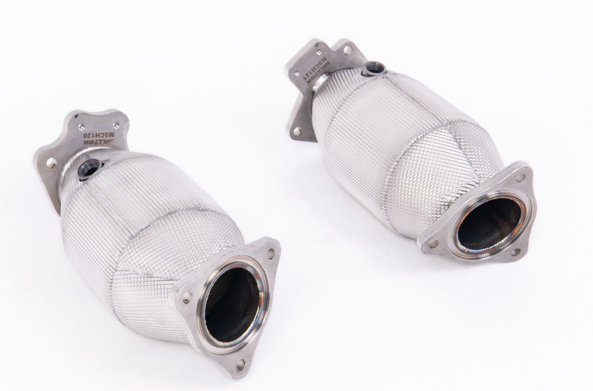 Milltek® (20-25) Corvette C8 HJS Hi-Flo Sport Catted Catalytic Converters
