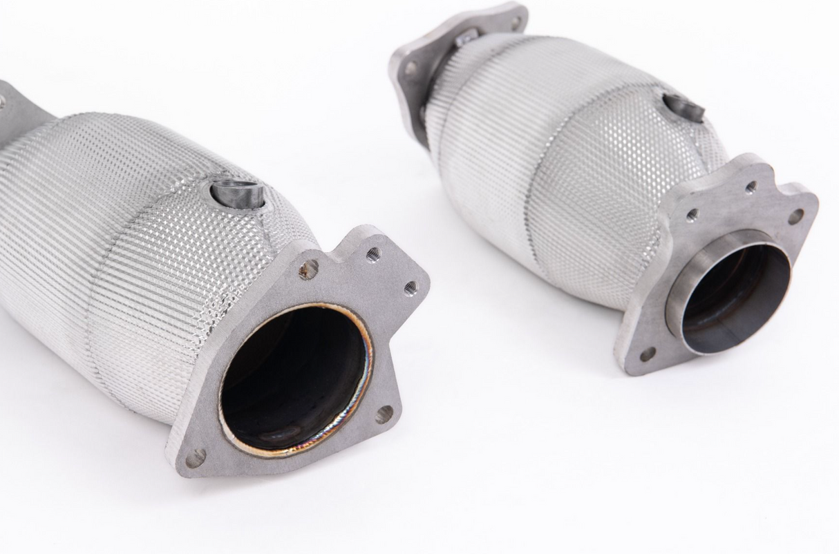 Milltek® (20-25) Corvette C8 HJS Hi-Flo Sport Catted Catalytic Converters
