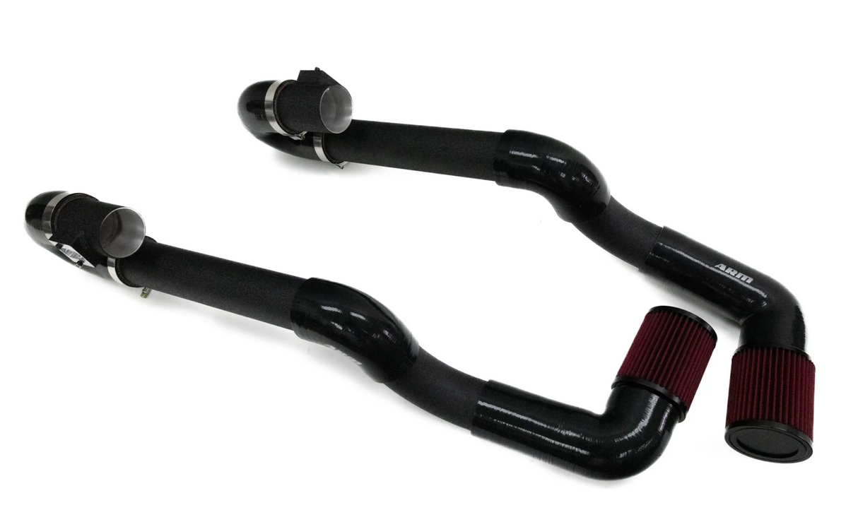 ARM Motorsports® (11-19) BMW 550i/650i/750i N63B44 Cold Air Intake System with Dry Filters