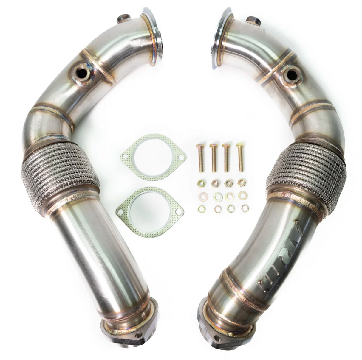 ARM Motorsports® (09-17) BMW 550i/650i/750i N63B44 Catless Downpipes (2-Bolt Flange)