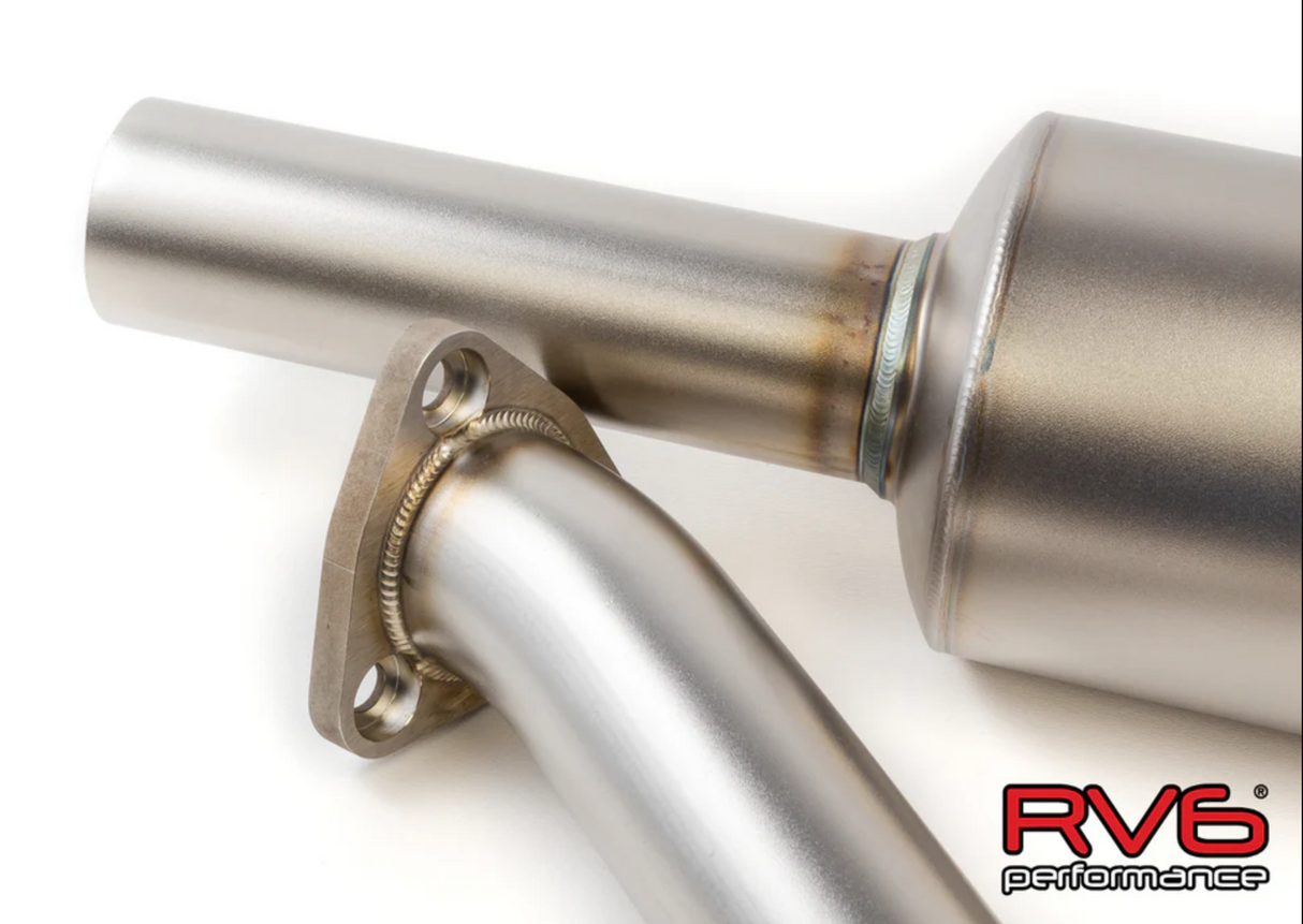 RV6 Performance® (13-17) Honda Accord Sedan Resonated Mid-Pipe Kit (Axle-Back Required)