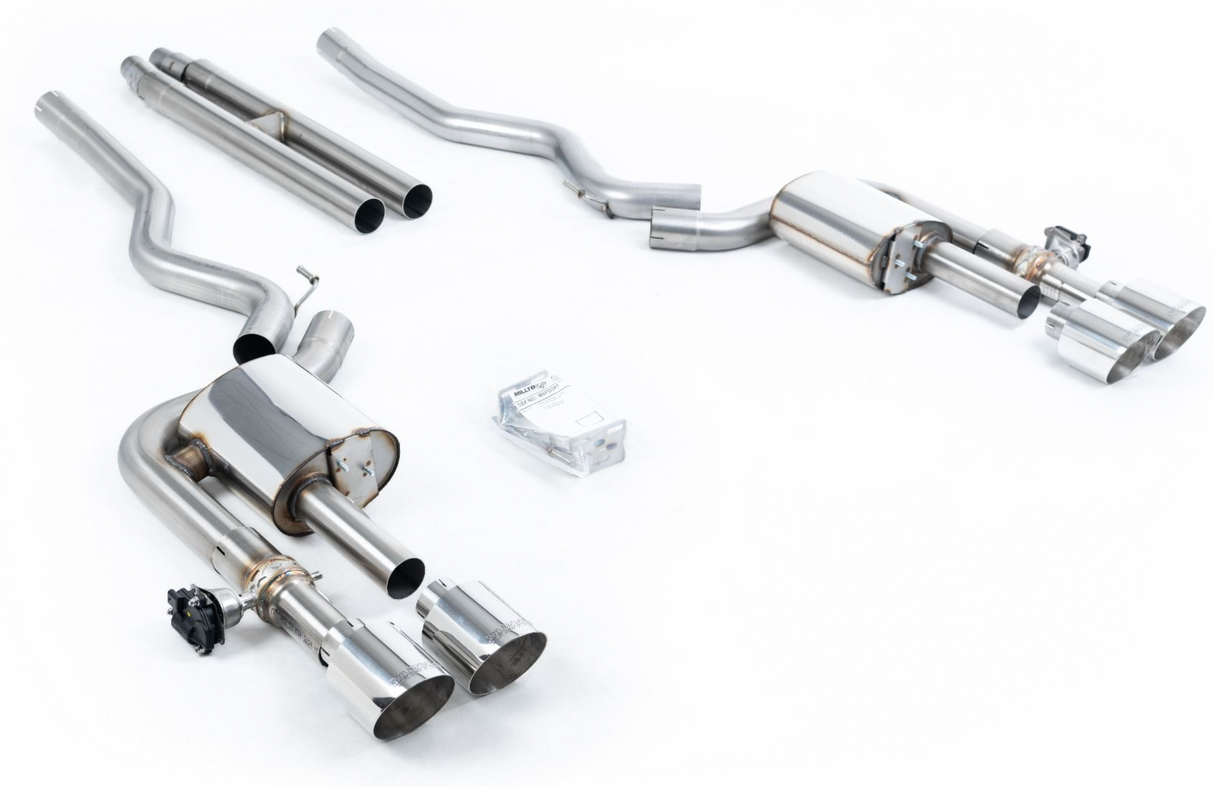 Milltek® (24-26) Mustang GT S650 Active Valved Cat-Back Exhaust with H-Pipe