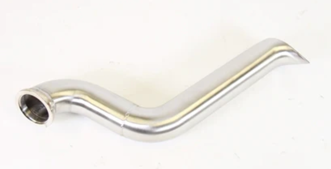 PLM® Honda K-Series Power Driven D-Series Hood Exit Up-pipe & Dump Tube for Top Mount Turbo Manifold
