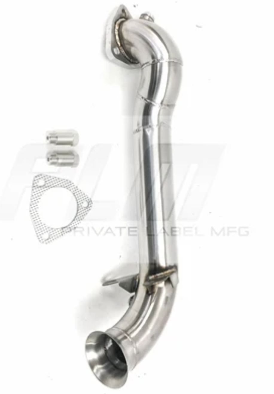 PLM® (07+) Mini Cooper/Clubman/JCW 304SS 3" Catless Down Pipe Kit