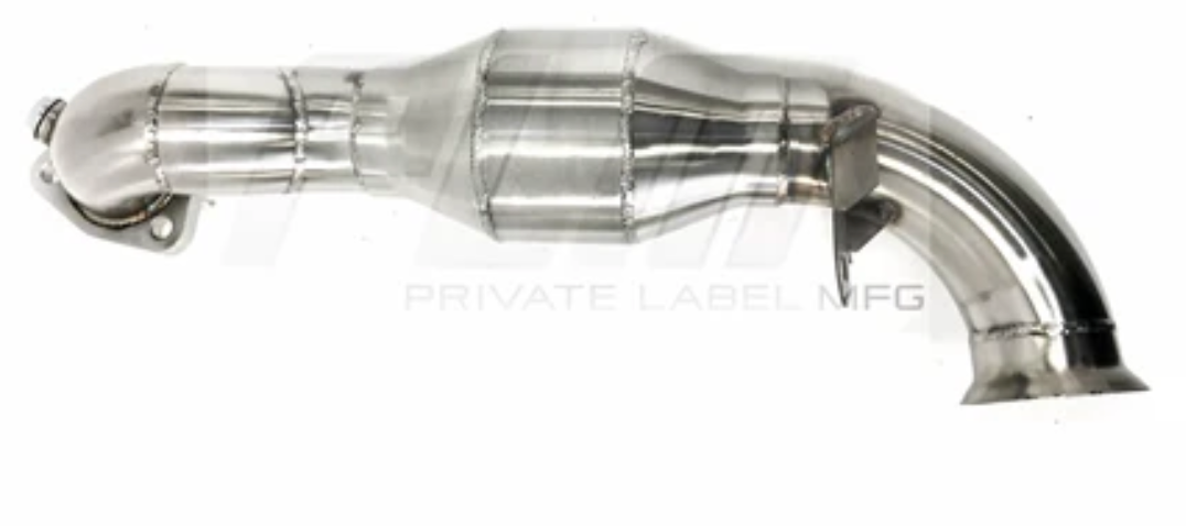 PLM® (07+) Mini Cooper/Clubman/JCW 304SS 3" Catless Down Pipe Kit