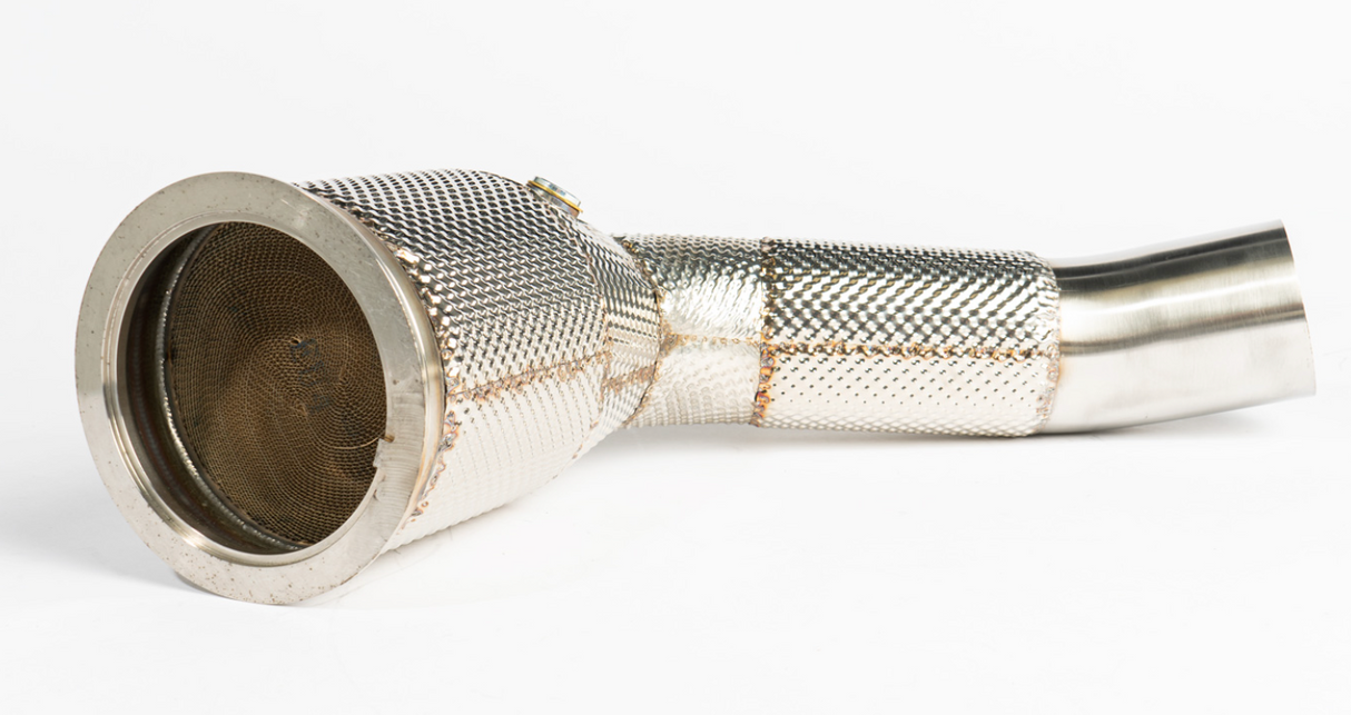CTS Turbo® (19+) Audi RS6/RS7 C8 304SS 3" Hi-Flo 200 Cell Catalytic Converters