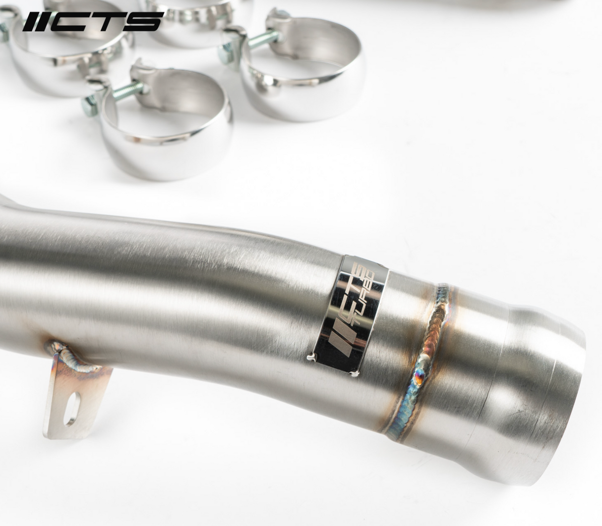 CTS Turbo® (17-20) Mercedes-Benz AMG E63 W213 304SS 2.75" Catless Downpipes