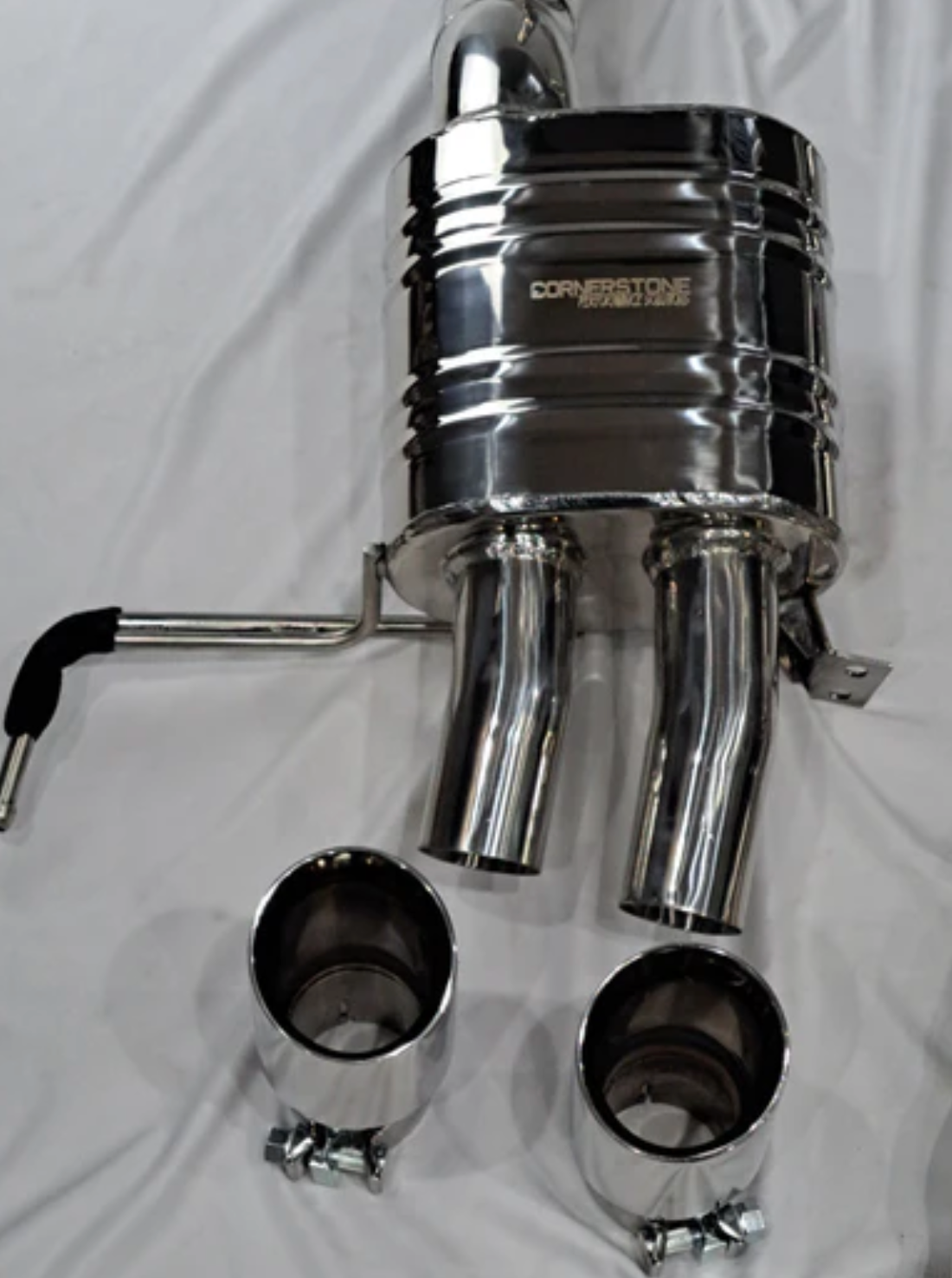 Cornerstone Chevrolet Corvette C7 Cat-Back Exhaust Quad 4" OD Tips