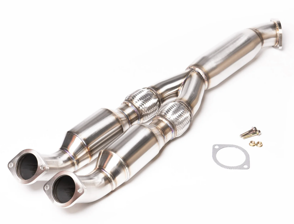 CTS Turbo® (09-24) Nissan GT-R R35 304SS 3" 200 Cell Catted Mid-Pipes