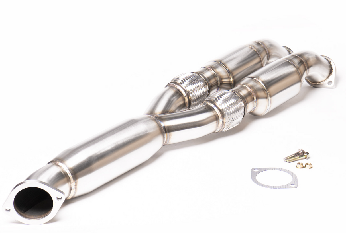 CTS Turbo® (09-24) Nissan GT-R R35 304SS 3" 200 Cell Catted Mid-Pipes