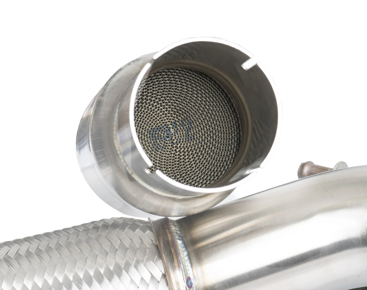 CTS Turbo® (15-21) Audi A3/S3/TT/ Volks Golf R 304SS 3.5" Catted Mid-Pipe Kit