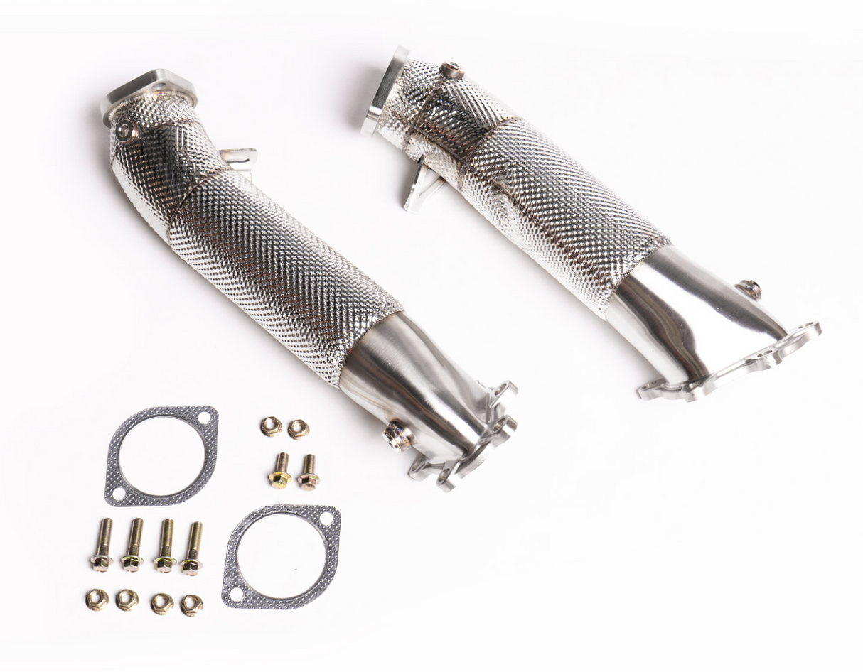 CTS Turbo® (09-24) Nissan GT-R R35 304SS 3.5" Catless Down Pipe Set