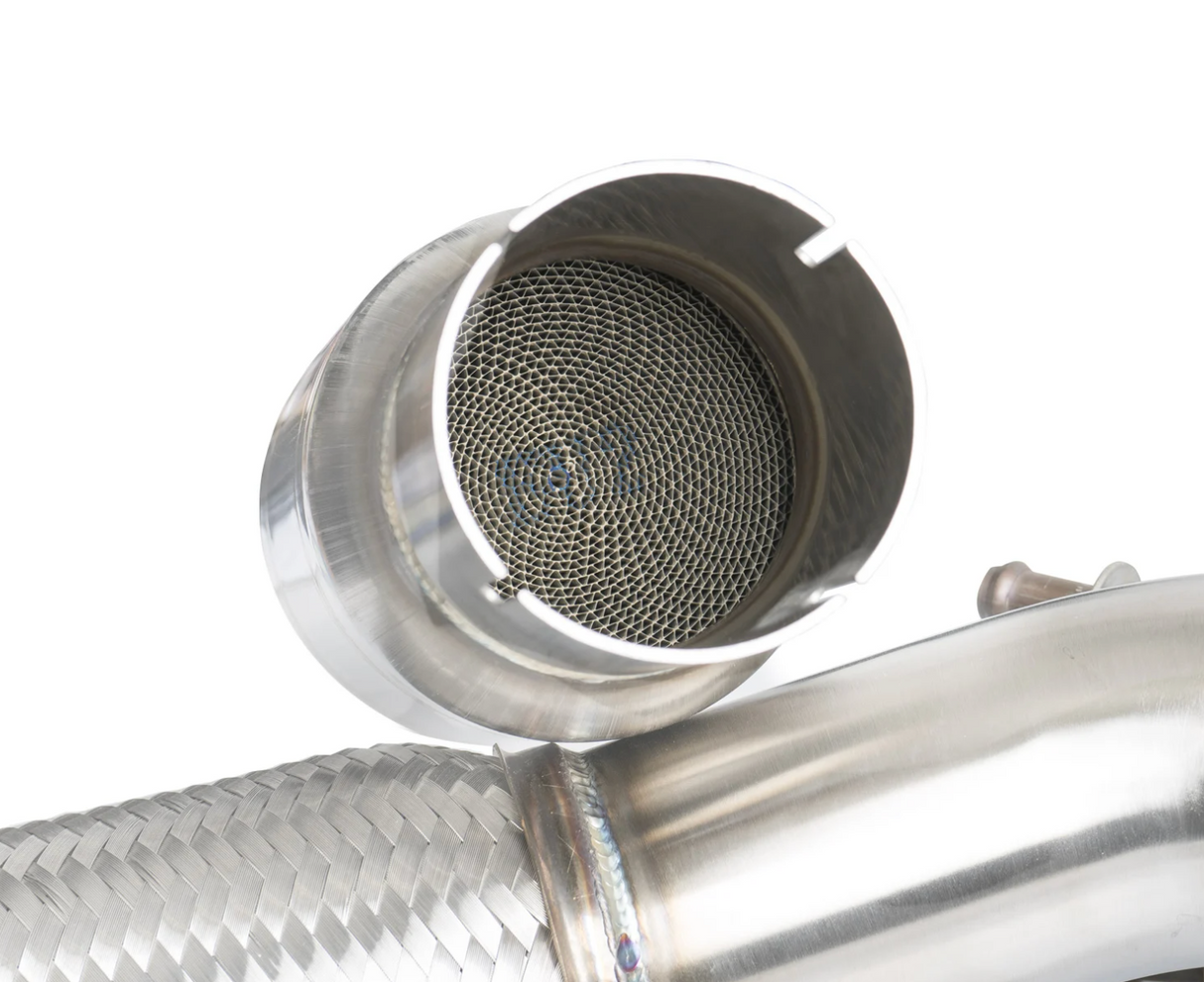 CTS Turbo® (15-22) Audi A3/Golf/GTI/GLI 304SS 3.5" Catted Mid-Pipe Kit