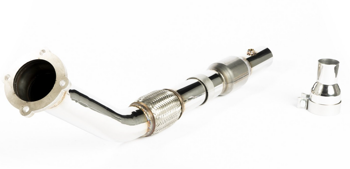 CTS Turbo® (99-05) Volkswagen GTI/Jetta/GLI 1.8L 304SS 3" 200 Cell Catted Down Pipe