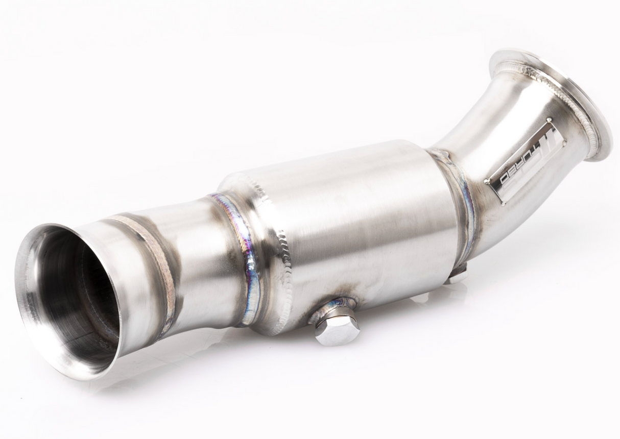CTS Turbo® (12-16) BMW M135i/M235i/335i/435i N55B30 304SS 3.5" 200 Cell Catted Down Pipe with Pneumatic Wastegate