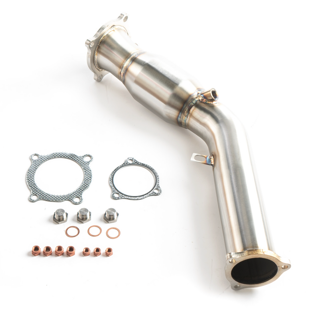 CTS Turbo® (09-17) Audi A4/A5/Allroad/Q5 2.0T 304SS 200 Cell Catted Down Pipe