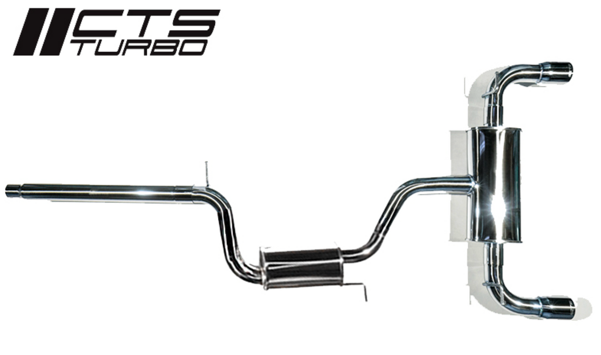 CTS Turbo® (15-17) Volkswagen Golf GTI MK7 304SS 3" Cat-Back Exhaust
