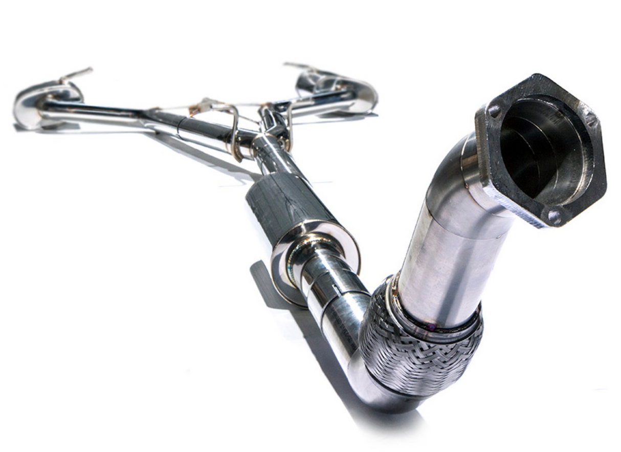 CTS Turbo® (05-08) Audi A4 B7 2.0L 304SS 3" Cat-Back Exhaust with 4" OD Tips