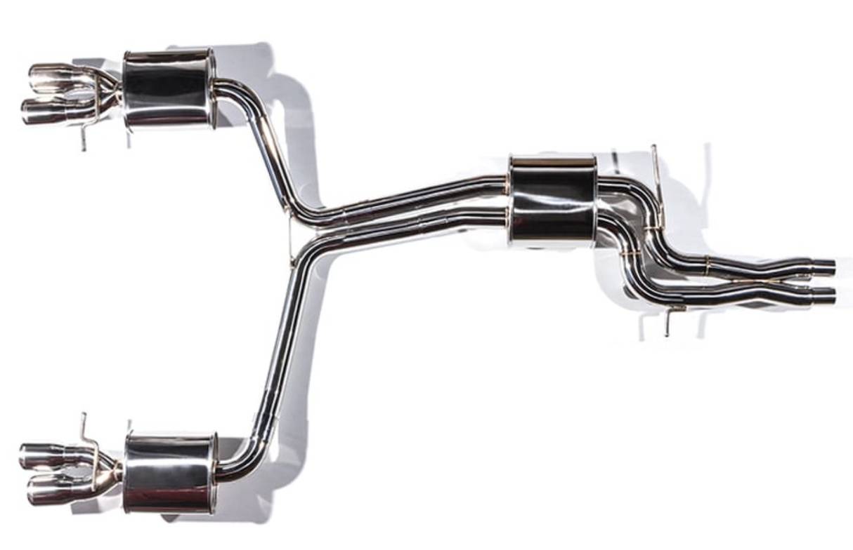 CTS Turbo® (10-16) Audi S4 B8/B8.5 304SS 3" Cat-Back Exhaust with Quad 4" OD Tips