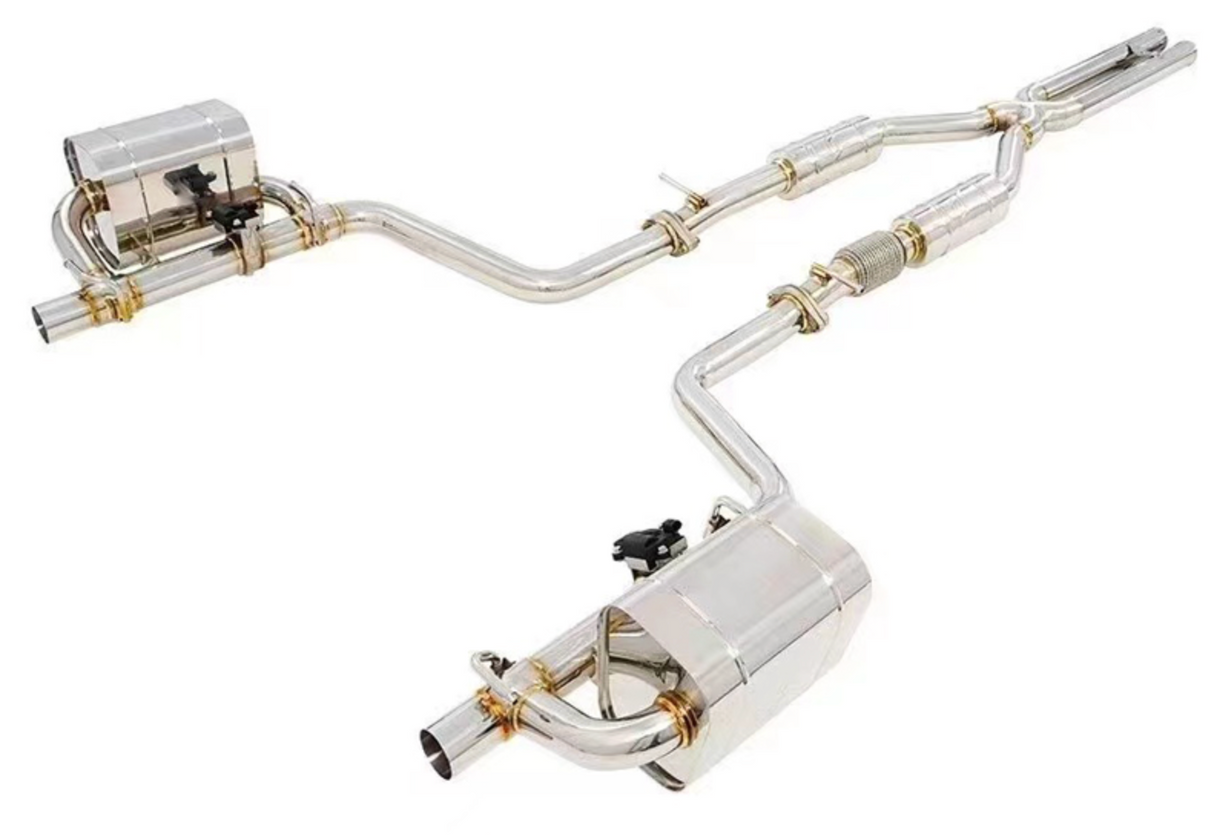 King Racing® (15-23) Dodge Challenger 304SS 3" Cat-Back Exhaust with Valved Mufflers