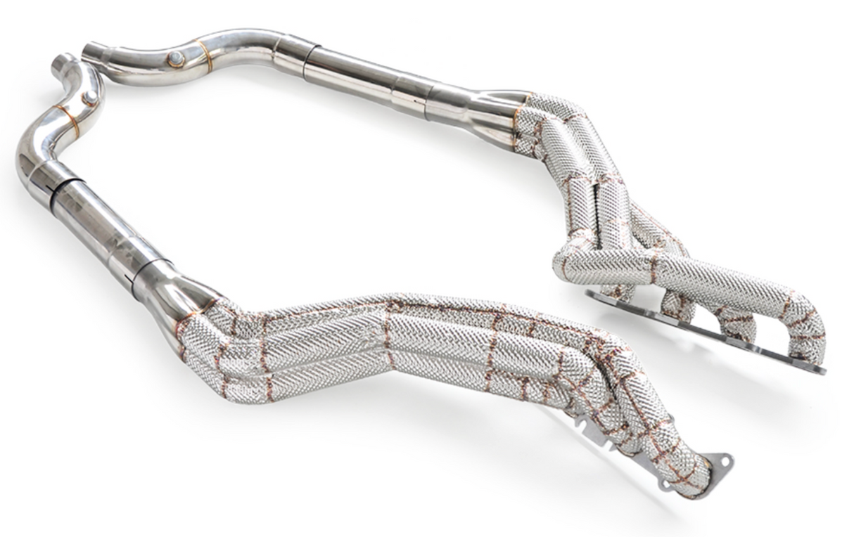 Ford Mustang GT 5.0L Long Tube Exhaust Headers Catless Mid-Pipes