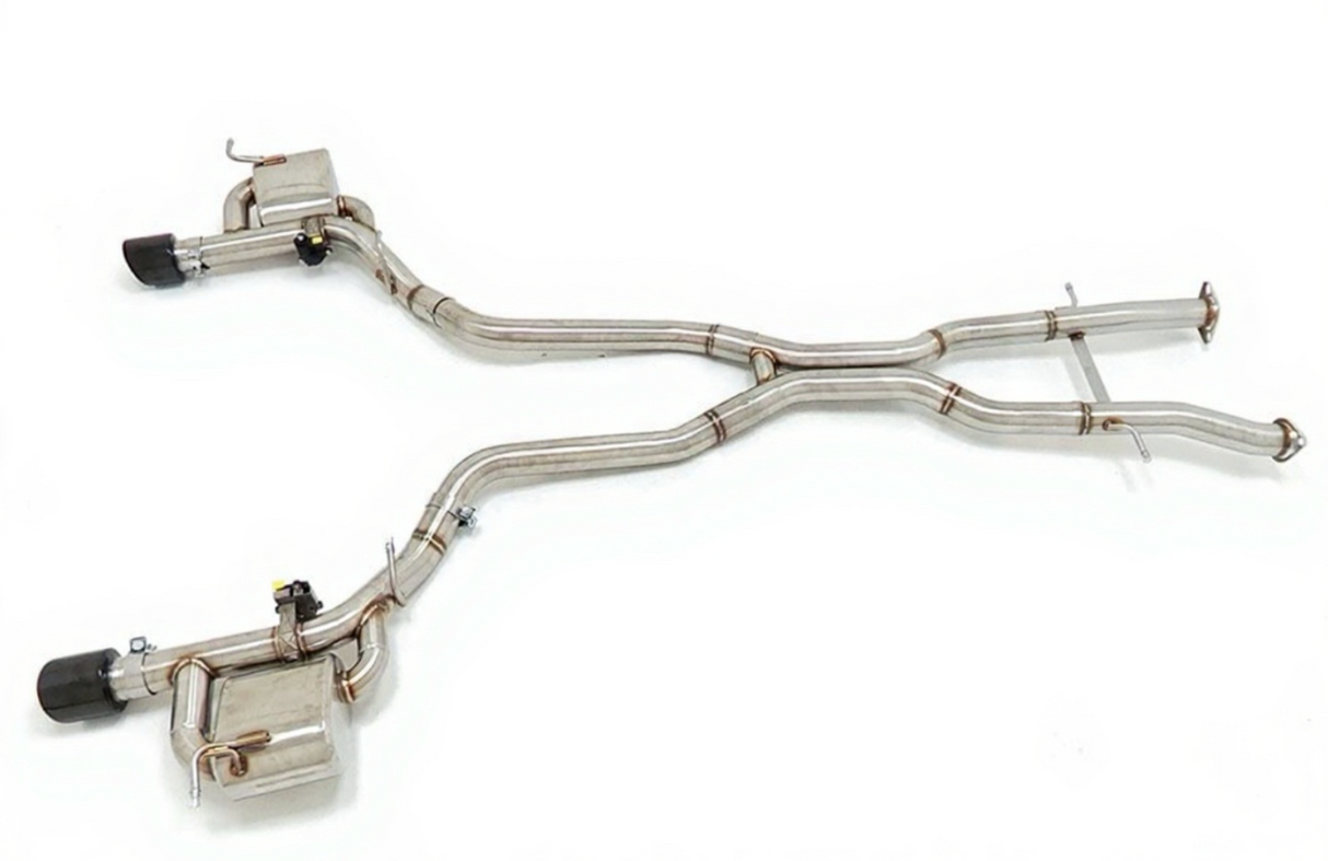 King Racing® (18-21) Jeep Grand Cherokee Trackhawk 304SS 3" Valved Cat-Back Exhaust with Dual 4" OD Tips