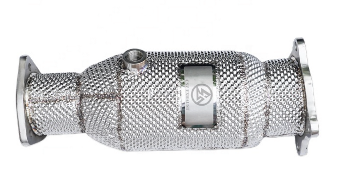 King Racing® Audi A4/A5/A6/A7/Q5 EA888 304SS 3" 200 Cell Catted Downpipe with Heat Wrap Layer