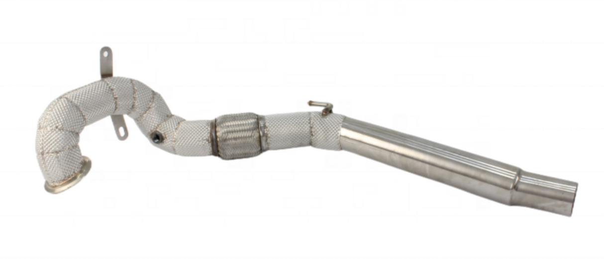 King Racing® (15-20) A3/S3/Golf R 2.0L 304SS 3" 200 Cell Catted Down Pipe