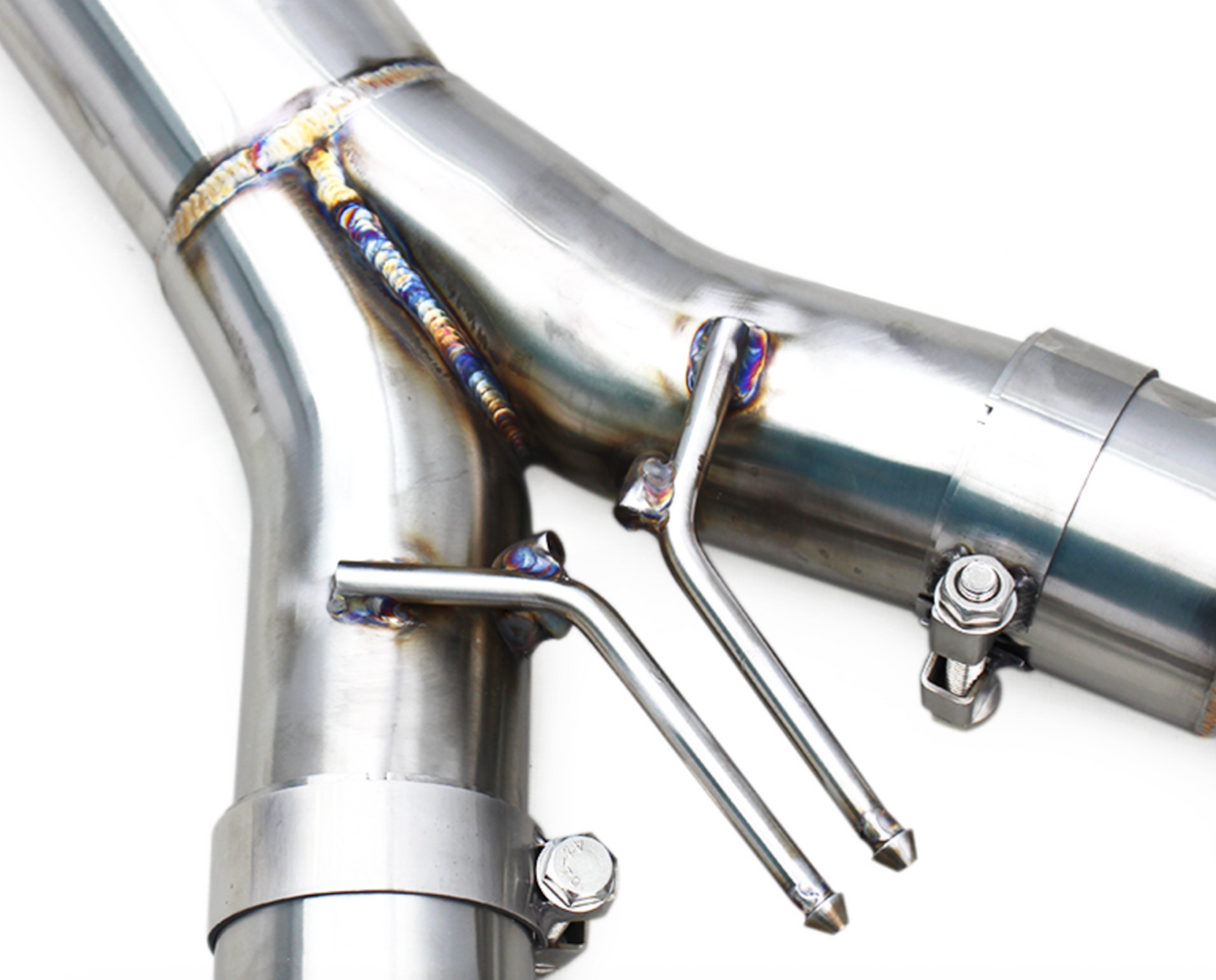 King Racing® (14-19) Chevrolet Corvette C7 304SS 3" Catless Exhaust X-Pipe