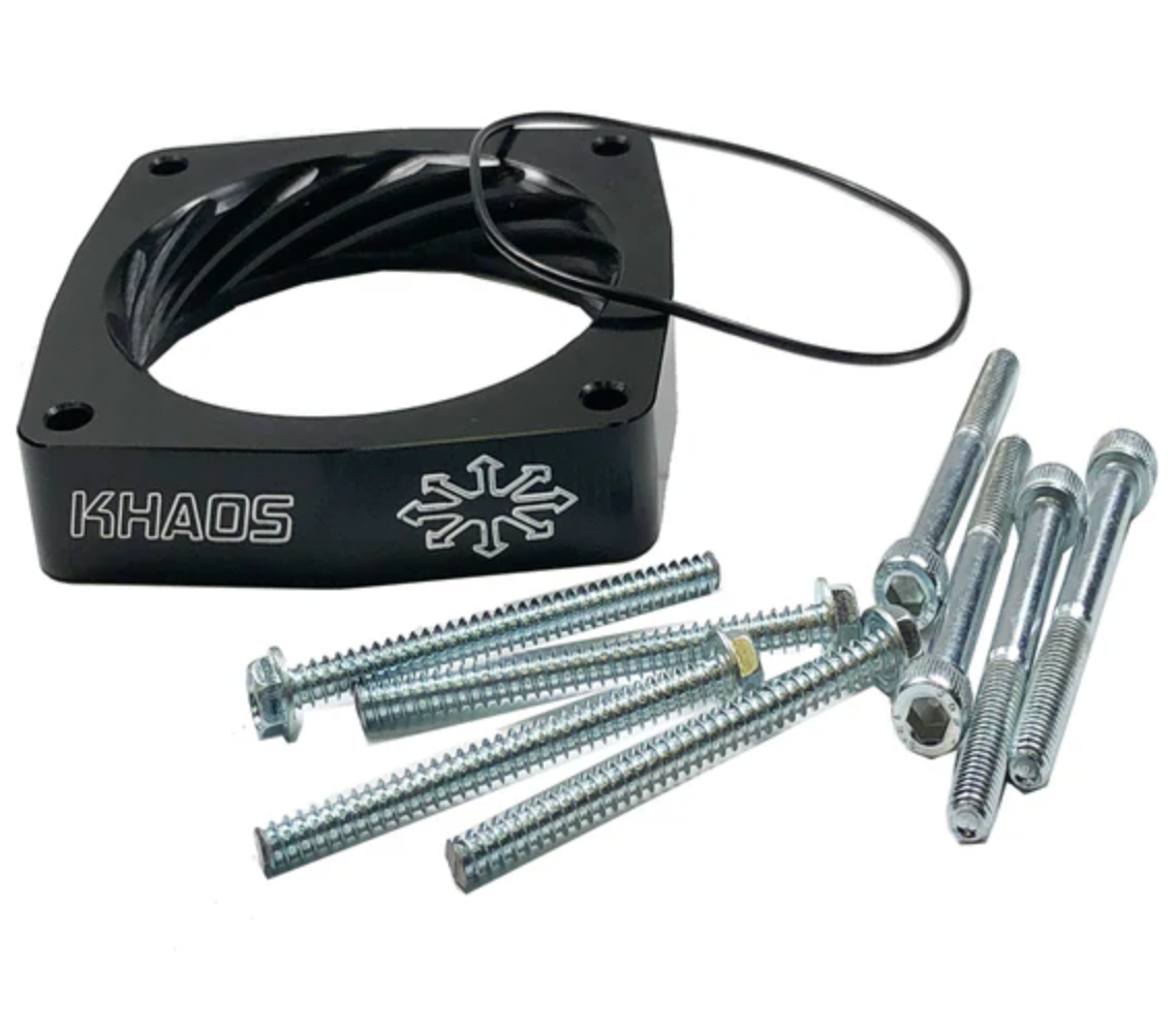 Khaos Motorsports Dodge Challenger/Charger HEMI Throttle Body Spacer 84mm