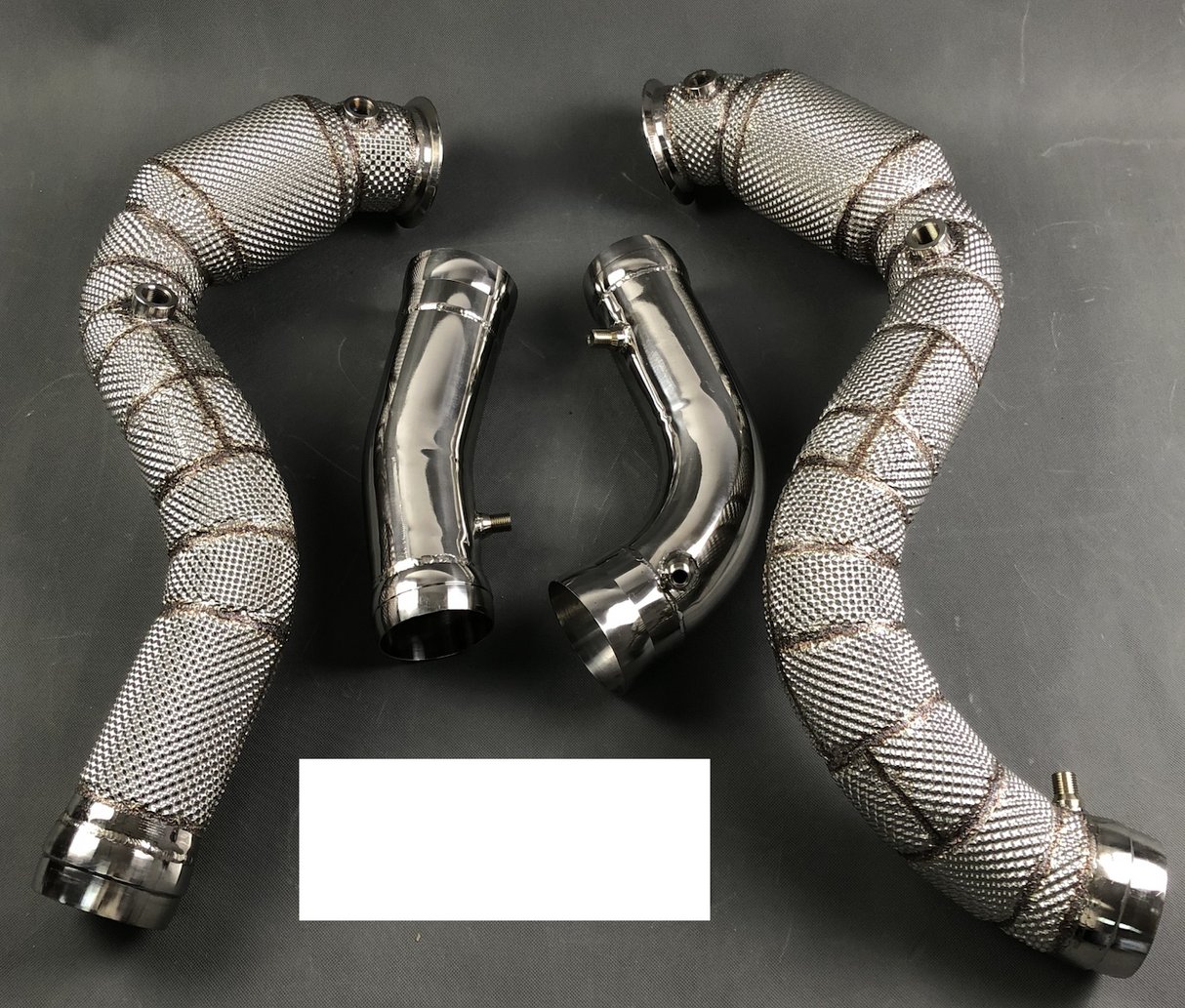 Mercedes-Benz AMG GT63 X290 M177 Catted Exhaust Down Pipes with Heat W…