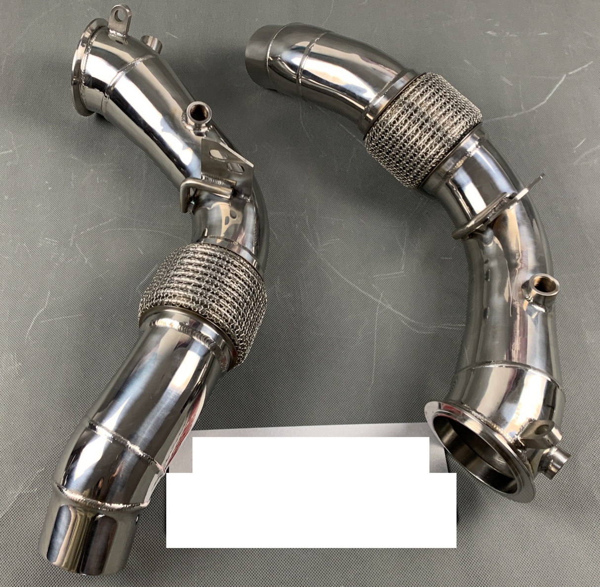 BMW M5 F10/M6 F06/F12/F13 S63B44 Catless Exhaust Down Pipes