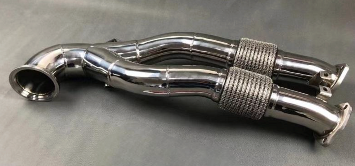 2015-2023 Audi RS3 8V/TT RS 8S EA855 Catless Exhaust Down Pipes