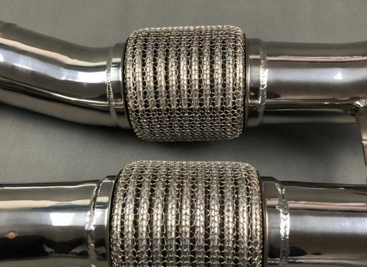 2015-2023 Audi RS3 8V/TT RS 8S EA855 Catless Exhaust Down Pipes