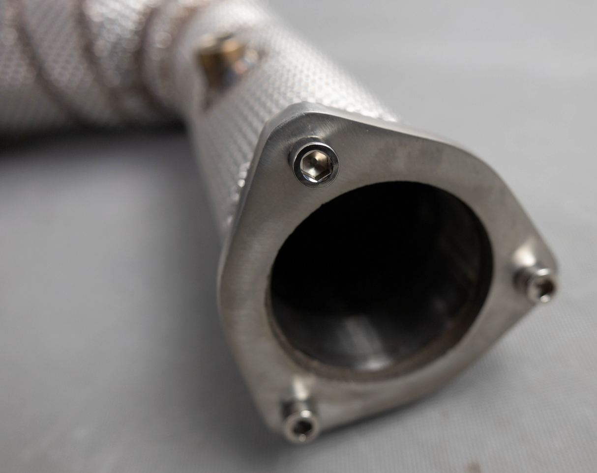 King Racing® (19+) Audi RS6/RS7 C8 4.0L 304SS 3" Catless Exhaust Down Pipes
