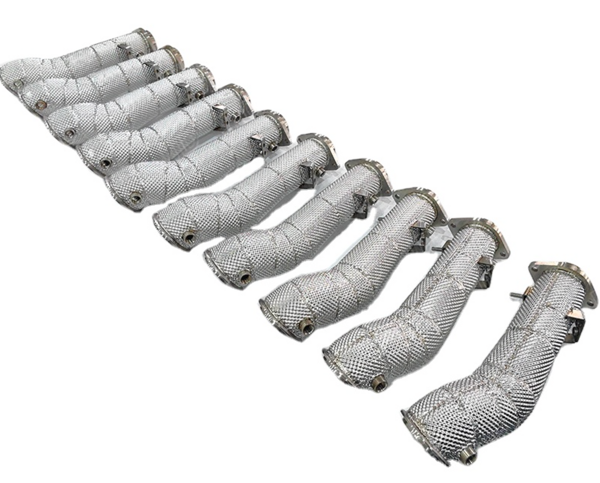 BMW M2/M3/M4 G80/G82/G87 S58B30 Catless Exhaust Downpipe with Heat Wrap Layer