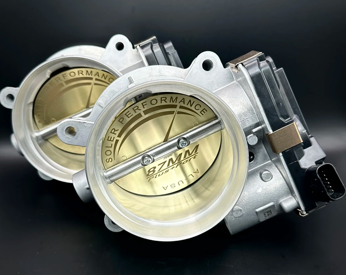 Soler Performance® (23+) Chevrolet Corvette Z06 C8 87mm Electronic Throttle Bodies (Set of 2)